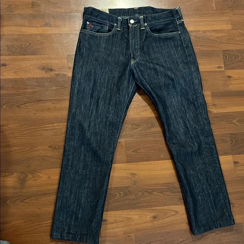 Vintage Y2K Polo Ralph Lauren Dark Blue Straight Jeans